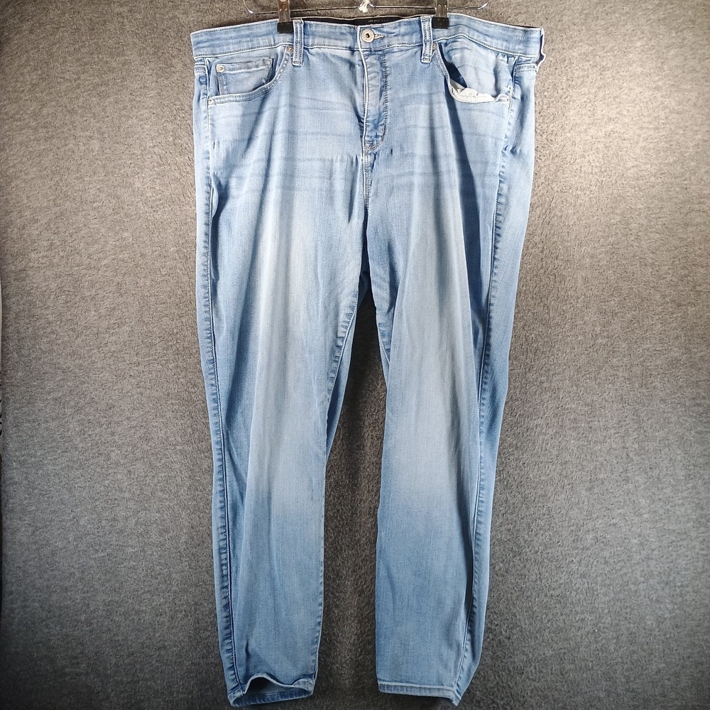 Torrid‎ Premium Jeans Women 22R Sky High Skinny Light Stone Wash Plus Size